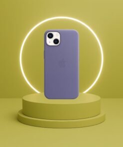 Apple Leather Mobile Case for iPhone 13 Pro Max, Midnight